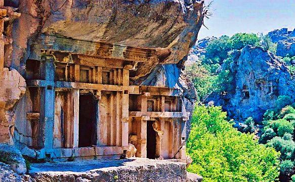 Dalaman, Fethiye Lycian Rock Tombs